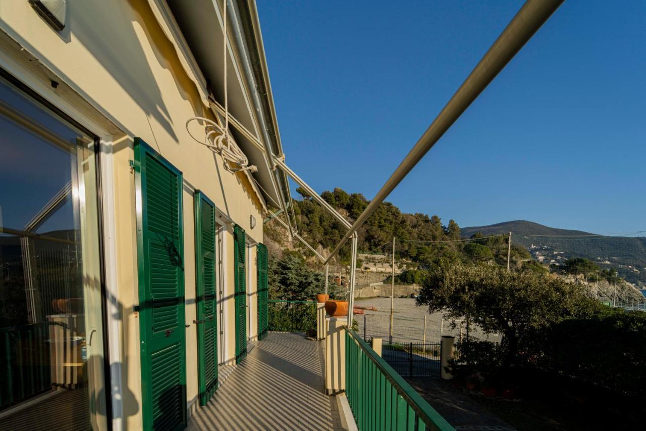 111 - Casa La Secca Vista Mare, 100Metri Dalla Spiaggia E Mare Moneglia Eksteriør bilde
